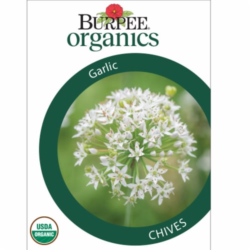 Burpee® Organic Garlic Chive Seeds Perspective: front