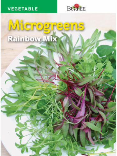 Burpee® Rainbow Mix Microgreens Seeds Perspective: front