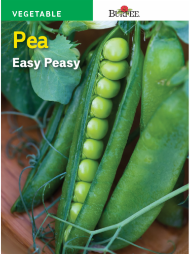 Burpee® Easy Peasy Pea Seeds Perspective: front