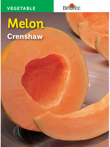 Burpee Early Hybrid Crenshaw Melon Seeds - Yellow Perspective: front
