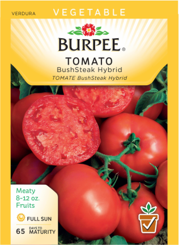 Burpee BushSteak Hybrid Tomato Seeds - Red Perspective: front