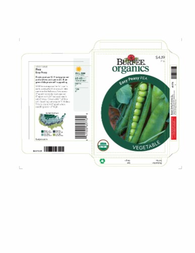 Burpee® Organics Easy Peasy Pea Perspective: front