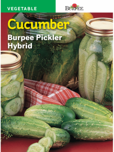 Burpee® Pickler Hybrid Cucumber Seeds - Green Perspective: front