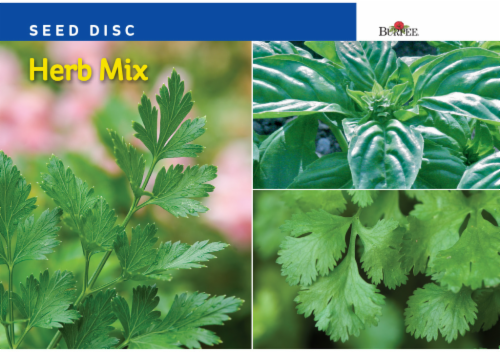 Burpee Herb Mix Seed Disc - Green Perspective: front