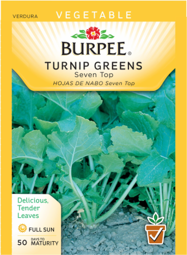 Burpee® Seven Top Turnip Greens Seeds Perspective: front