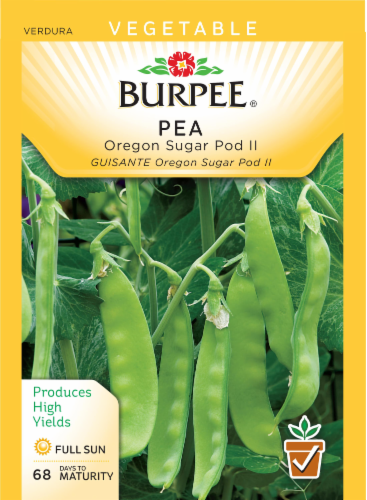 Burpee® Organic Oregon Sugar Pea Pod Seeds Perspective: front