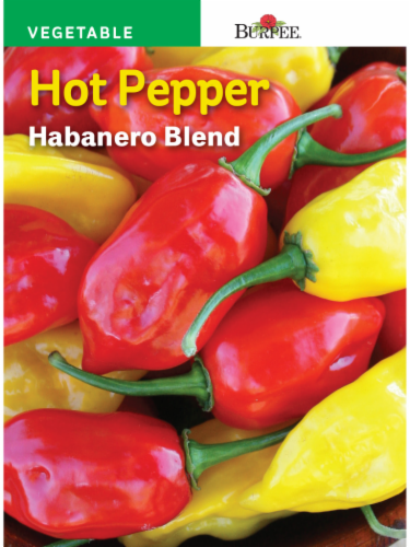Burpee Habanero Blend Hot Pepper Seeds Perspective: front