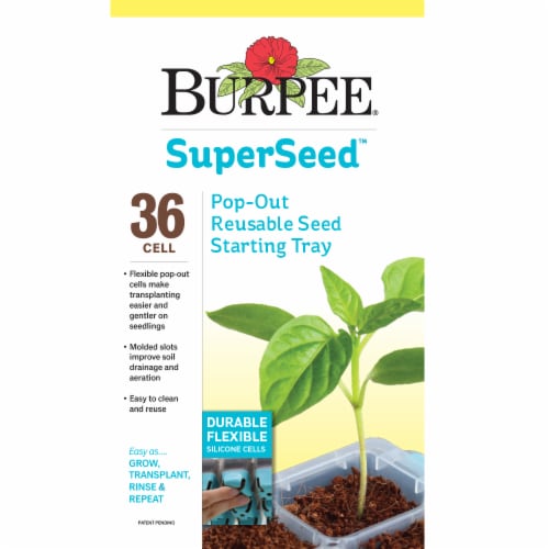Burpee® SuperSeed™ 36-Cell Seed Starting Tray Perspective: front