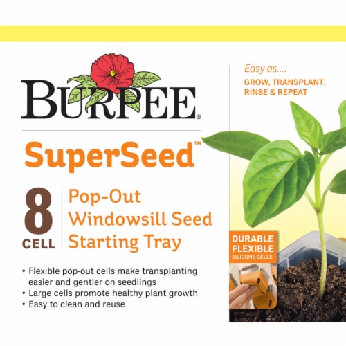 SuperSeed Seed Starting Tray, 8 XL Cell - Burpee