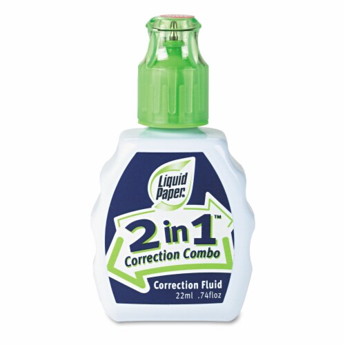 Paper Mate Liquid Paper Correction Fluid, 20 ml, 12 Bottles