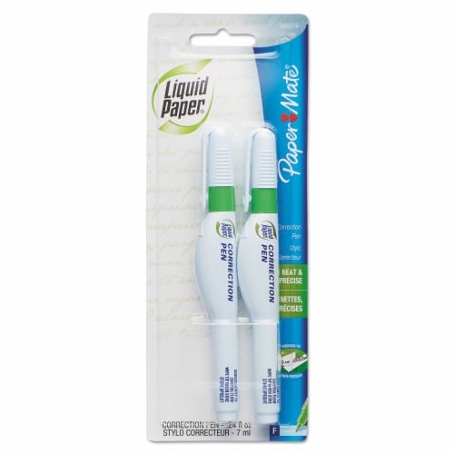 Liquid Paper Correction Pen 7 ml White 2/Pack 5622415, 1 - Gerbes Super  Markets