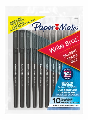 Paper Mate® Write Bros.® Medium Ball Point Pens - Black Perspective: front