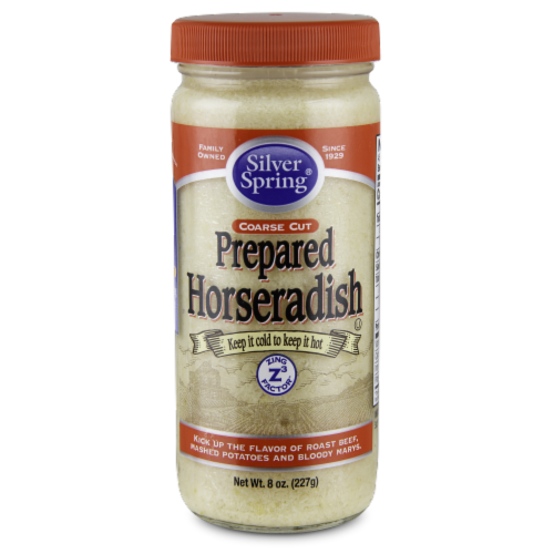 Silver Spring® Coarse Cut Prepared Horseradish Perspective: front