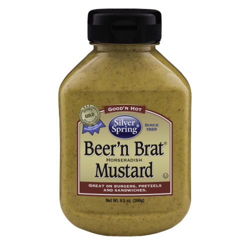 Silver Spring® Beer'n Brat® Horseradish Mustard Perspective: front