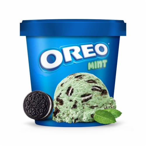 Oreo Mint Frozen Dairy Dessert Perspective: front