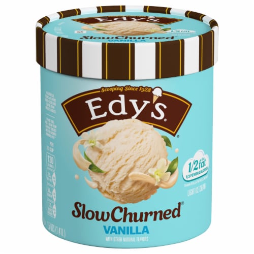 Dreyer's/Edy's™ Slow Churned Classic Vanilla Light Ice Cream Tub Perspective: front