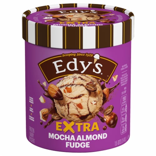 Dreyer's/Edy's™ Grand Mocha Almond Avenue Ice Cream Tub Perspective: front