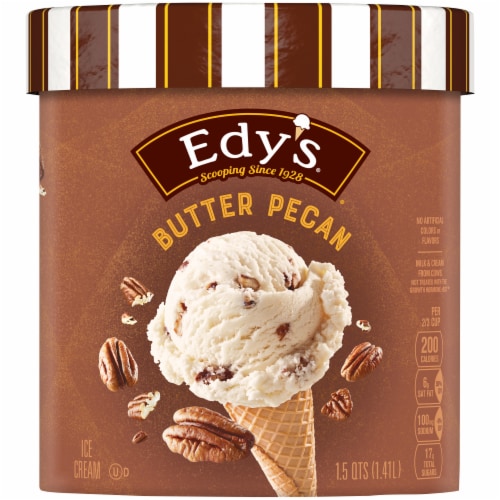Dreyer's/Edy's® Butter Pecan Ice Cream Tub Perspective: front