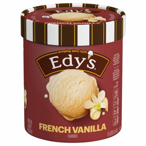 Dreyer's/Edy's® French Vanilla Ice Cream Tub Perspective: front