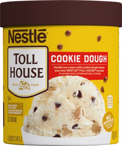 Toll House® Cookie Dough Ice Cream Tub Perspective: front