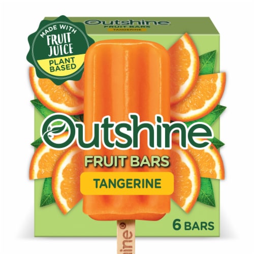 Outshine® Tangerine Fruit Bars Perspective: front