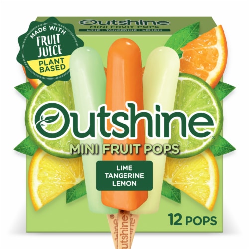 Outshine® Lime Tangerine Lemon Variety Fruit Bars Perspective: front
