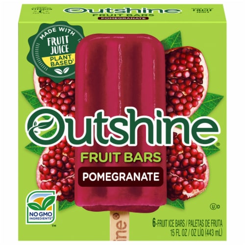 Outshine® Pomegranate Fruit Bars Perspective: front