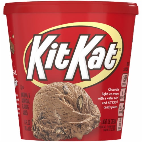 Kit Kat® Light Ice Cream Pint Perspective: front