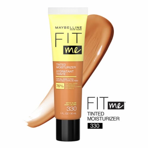 Maybelline New York Fit Me 330 Tinted Moisturizer Natural Coverage Face Makeup Perspective: front