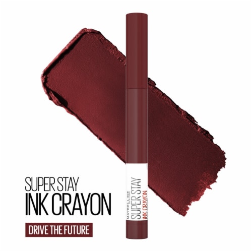 Maybelline Super Stay Ink Crayon Lipstick Matte Longwear 165 Drive The Future Perspective: front