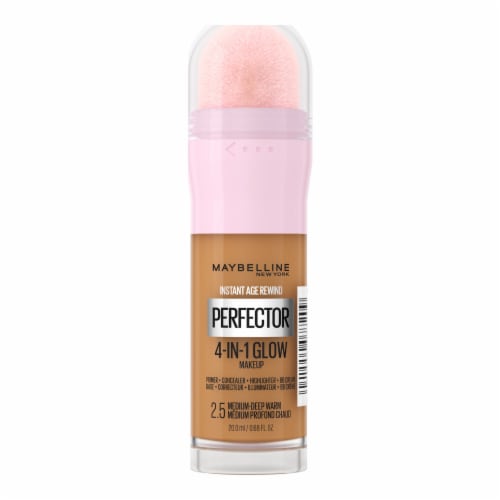 Maybelline Instant Age Rewind Instant Perfector 4-In-1 Glow Foundation 2.5 Medium/Deep Warm Perspective: front