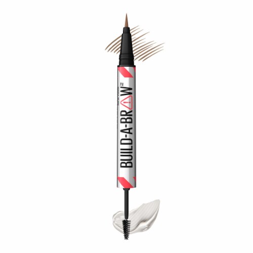 Maybelline Build-A-Brow 2-in-1 Brow Pen and Sealing Gel 255 Soft Brown Perspective: front