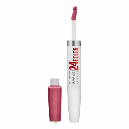 Maybelline New York Super Stay Timeless Rose 24 2-Step Liquid Lipstick Makeup Perspective: front