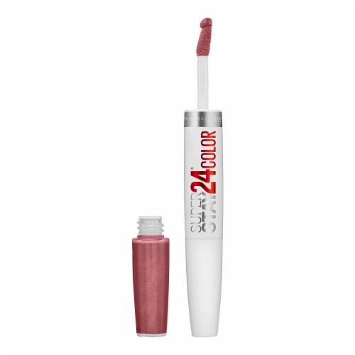 Maybelline New York Super Stay Forever Chestnut 24 2-Step Liquid Lipstick Makeup Perspective: front
