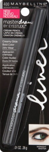 Maybelline 400 Midnight Master Drama Cream Pencil Eye Liner Perspective: front