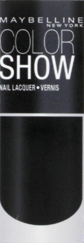 Maybelline Color Show Onyx Rush Nail Lacquer Perspective: front