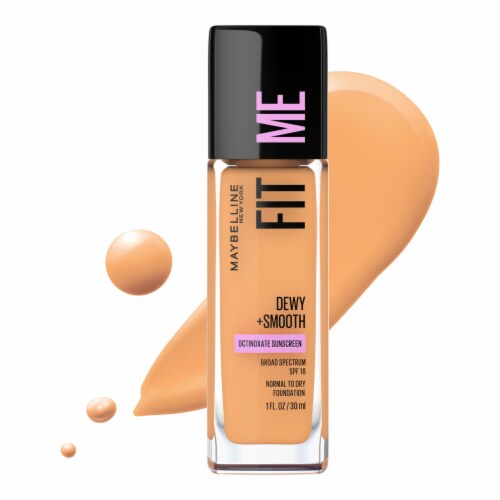 Maybelline® Fit Me® Dewy + Smooth Golden Beige Liquid Foundation Perspective: front