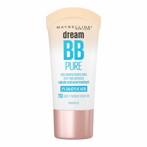 Maybelline New York Dream Pure Light/Medium BB Cream 8-in-1 Skin Perfector Perspective: front