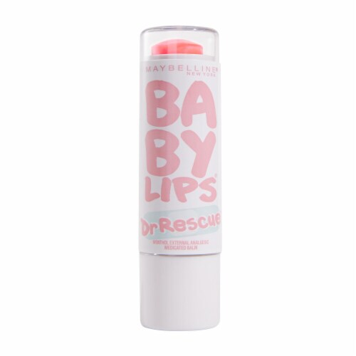 Maybelline Baby Lips Lip Balm Dr Rescue Medicated 55 Coral Crave Perspective: front