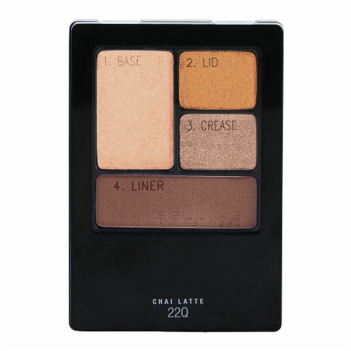 Maybelline Expert Wear Eyeshadow Quads 22Q Chai Latte Perspective: front