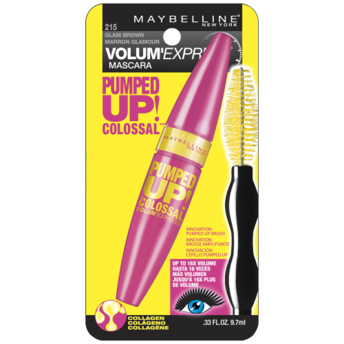 Maybelline Pumped Up! Colossal Brown Mascara Perspective: front