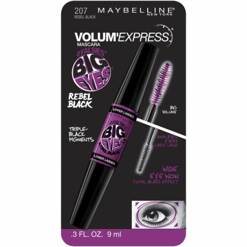 Maybelline Falsies Big Eyes Water Proof Rebel Black Perspective: front