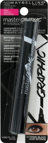 Maybelline Eye Studio Master Graphic Black Eyeliner Perspective: front