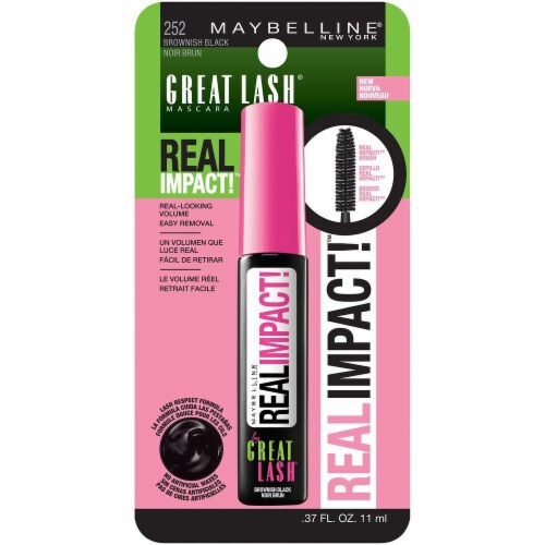Maybelline Great Lash Washable Mascara Brownish Black Perspective: front