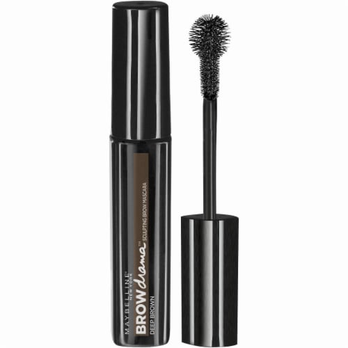 Maybelline Brow Drama Deep Brown Sculpting Eyebrow Gel Mascara Perspective: front