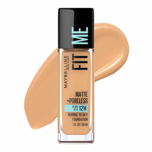 Maybelline New York Fit Me Sun Beige Matte + Poreless Liquid Foundation Makeup Perspective: front