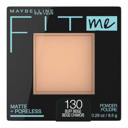 Maybelline New York Fit Me Buff Beige Matte + Poreless Pressed Face Powder Makeup Perspective: front