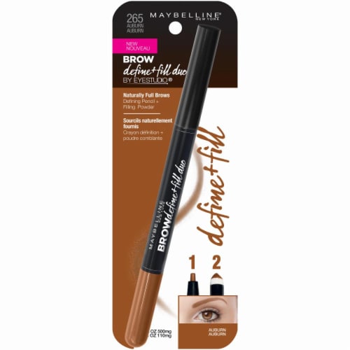 Maybelline® Auburn Brow Define + Fill Duo Pencil Perspective: front