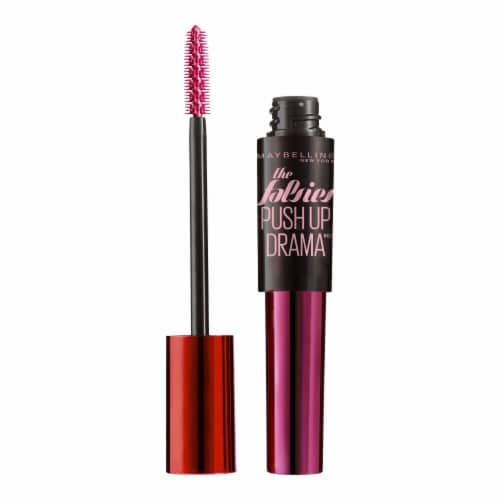 Maybelline New York The Falsies Blackest Black Push Up Drama Washable Mascara Perspective: front