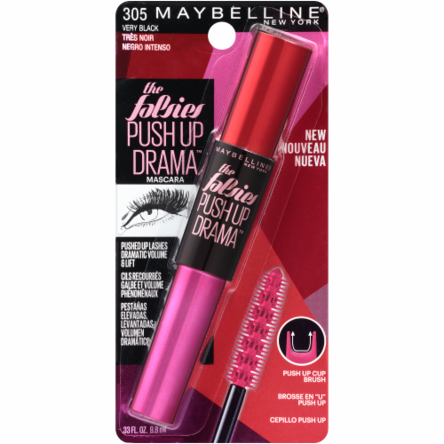 Maybelline The Falsies Push Up Drama Very Black Washable Mascara Perspective: front